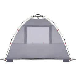 vidaXL 3-personers campingtelt vandtæt quick-release grå