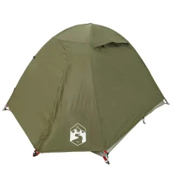 vidaXL 2-personers campingtelt vandtæt kuppel olivengrøn