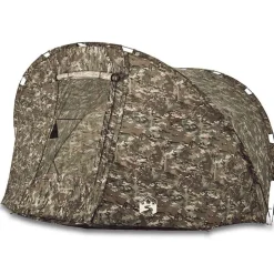 vidaXL 5-personers fisketelt vandtæt camouflage