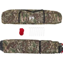 vidaXL 4-personers fisketelt quick-release camouflage