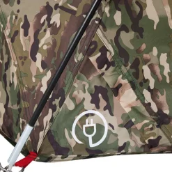 vidaXL 4-personers fisketelt vandtæt camouflage