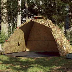 vidaXL 4-personers fisketelt quick-release camouflage