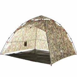 vidaXL 4-personers fisketelt quick-release camouflage