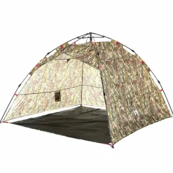 vidaXL 4-personers fisketelt quick-release camouflage