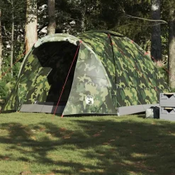 vidaXL 2-personers fisketelt vandtæt camouflage