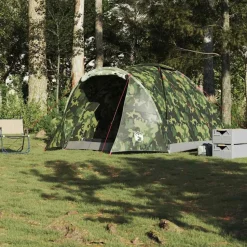 vidaXL 2-personers fisketelt vandtæt camouflage
