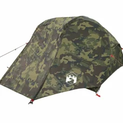 vidaXL 3-personers fisketelt vandtæt camouflage