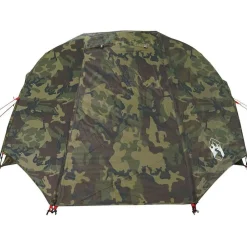 vidaXL 3-personers fisketelt vandtæt camouflage