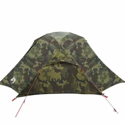 vidaXL 3-personers fisketelt vandtæt camouflage