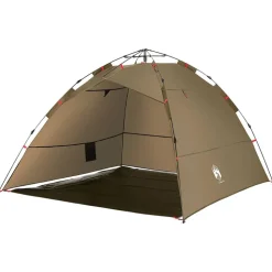 vidaXL 4-personers fisketelt quick release olivengrøn