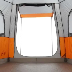 vidaXL 4-personers fortelt til bil vandtæt grå og orange