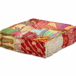 vidaXL 3-personers modulpuf stof patchwork
