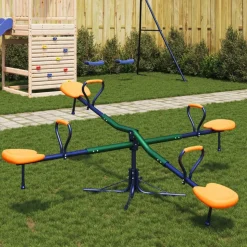 vidaXL 4-personers vippe 360 grader drejefunktion stål