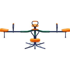 vidaXL 4-personers vippe 360 grader drejefunktion stål