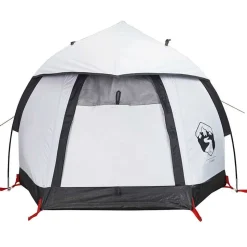 vidaXL 1-persons campingtelt vandtæt mørklægningsstof hvid