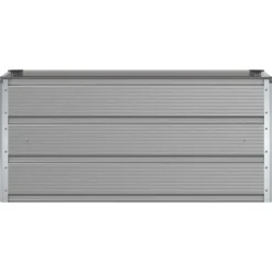 vidaXL Plantekasse Lysegrå 100 x 50 x 45 cm Galvaniseret stål