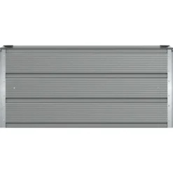 vidaXL Plantekasse Lysegrå 100 x 40 x 45 cm Stål