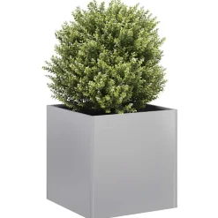 vidaXL Planter 40x40x40 cm Galvaniseret stål