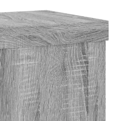 vidaXL plantestativer 2 stk. 10x10x18 cm konstrueret træ grå sonoma-eg