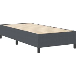 vidaXL Platform sengestel Mørkegrå 80 x 200 cm Velourstof