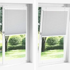 vidaXL Plisségardin Lyserød 40x100 cm Stofbredde 39,4 cm Polyester