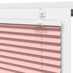vidaXL Plisségardin Lyserød 40x100 cm Stofbredde 39,4 cm Polyester