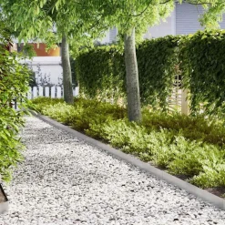 vidaXL Plænekant 10 pcs Sølv 100 x 0.05 x 20 cm Rustfrit stål