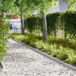 vidaXL Plænekant 10 pcs Sølv 100 x 0.05 x 20 cm Galvaniseret stål