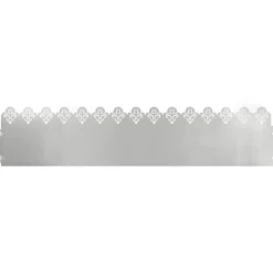 vidaXL Plænekanter 10 pcs Sølv 103 x 0,05 x 22 cm Galvaniseret stål