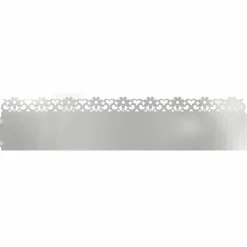 vidaXL Plænekanter 10 pcs Sølv 103 x 0,05 x 22 cm Galvaniseret stål