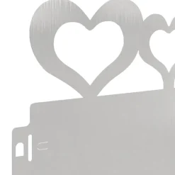 vidaXL Plænekanter 10 pcs Sølv 103 x 0,05 x 22 cm Rustfrit stål