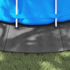 vidaXL Pool Bundark Lysegrå Ø 610 cm Non-woven stof
