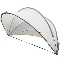 vidaXL Pool Dome Grå og orange 336 x 322 x 160 cm