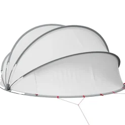 vidaXL Pool Dome Grå og orange 336 x 322 x 160 cm