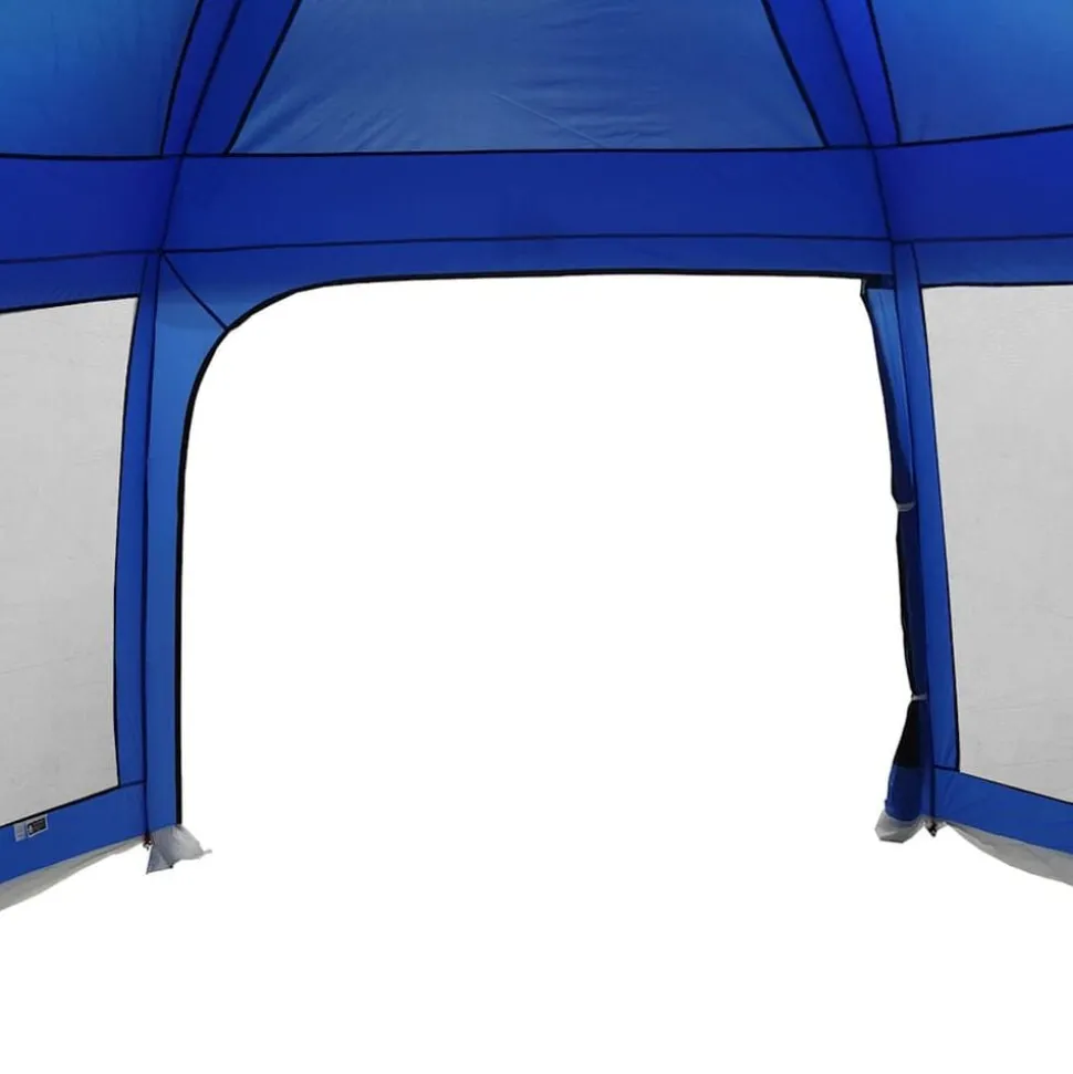 vidaXL pooltelt med aftagelig flue og netvægge 512x458 cm azurblå