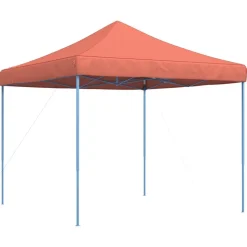 vidaXL pop op-festtelt 292x292x315 cm foldbart terracottafarvet
