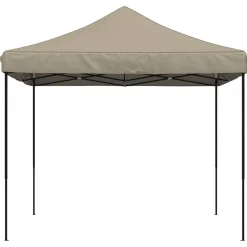 vidaXL pop op-festtelt 292x292x315 cm foldbart gråbrun