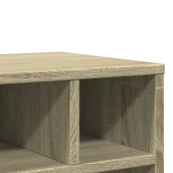 vidaXL printerstativ med hjul 41x32x48 cm sonoma-eg