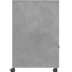 vidaXL printerstativ med hjul 60x48x74 cm betongrå