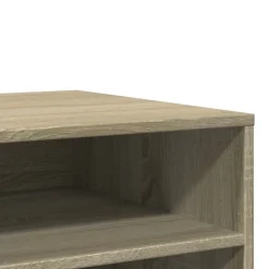 vidaXL printerstativ med hjul 60x50x67 cm sonoma-eg