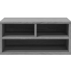 vidaXL printerstativ 49x40x22,5 cm konstrueret træ grå sonoma-eg