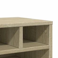vidaXL printerstativ 40x32x22,5 cm konstrueret træ sonoma-eg