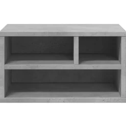 vidaXL printerstativ 40x32x22,5 cm konstrueret træ betongrå