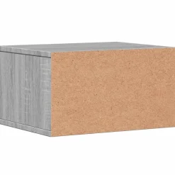 vidaXL printerstativ 40x32x22,5 cm konstrueret træ grå sonoma-eg