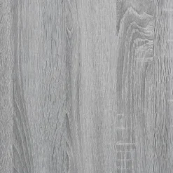 vidaXL printerstativ 50x40x38 cm 2 hylder konstrueret træ grå sonoma