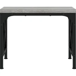 vidaXL printerstativ 40x30x31 cm konstrueret træ grå sonoma-eg