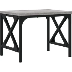 vidaXL printerstativ 40x30x31 cm konstrueret træ grå sonoma-eg