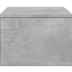 vidaXL printerstativ 40x32x22,5 cm konstrueret træ betongrå