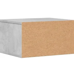 vidaXL printerstativ 40x32x22,5 cm konstrueret træ betongrå