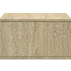 vidaXL printerstativ 49x40x22,5 cm konstrueret træ sonoma-eg